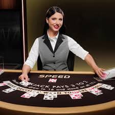 blackjack table setup